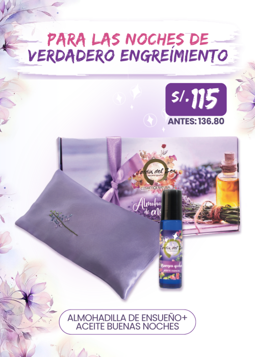 Almohadilla de Ensueño + Aceite buenas noches