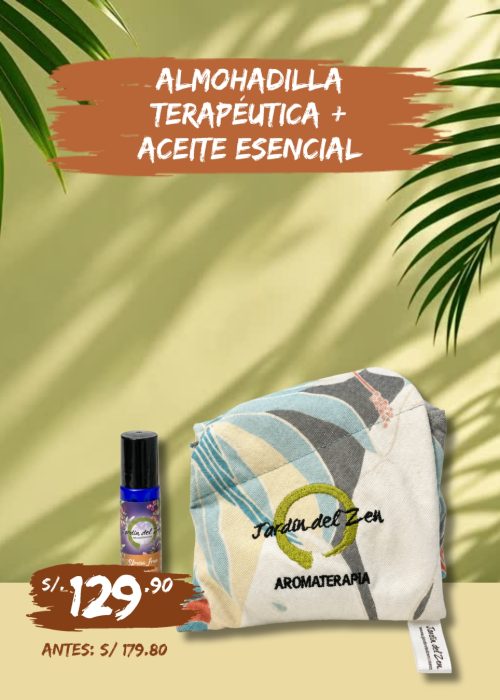ALMOHADILLA TERAPÉUTICA EDICIÓN LIMITADA + ACEITE ESENCIAL