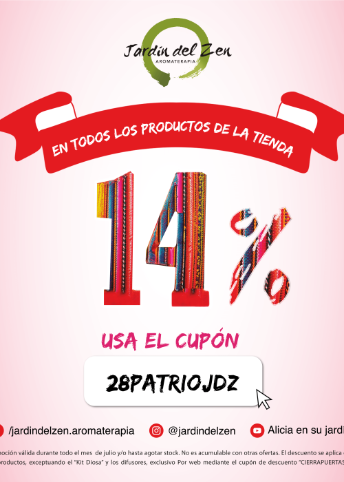14% OFF EN TODA LA TIENDA