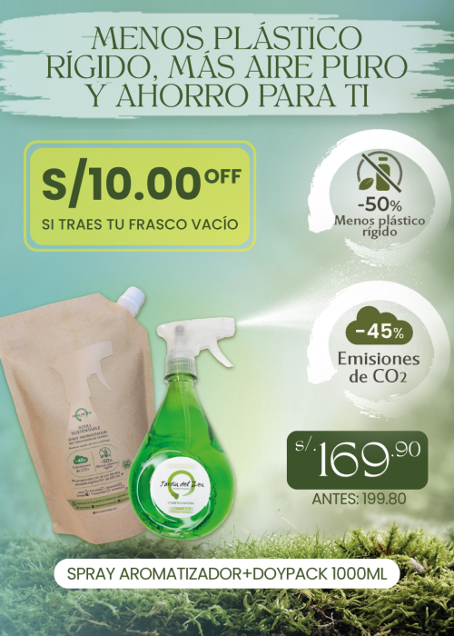 SPRAY AROMATIZADOR 550 ML  + DOYPACK REPUESTO 1 LITRO