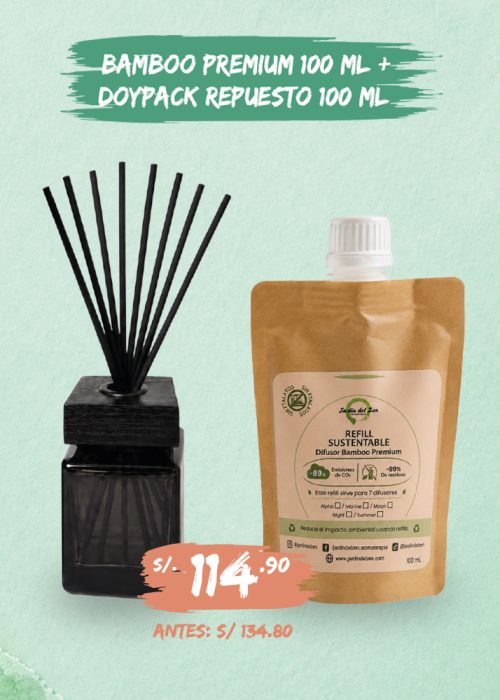 BAMBOO PREMIUM 100 ML + DOYPACK REPUESTO 100 ML