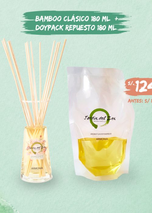 BAMBOO CLÁSICO 180 ml  + DOYPACK REPUESTO 180 ML