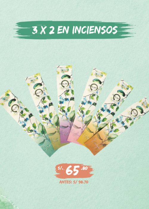 3 X 2 EN INCIENSOS