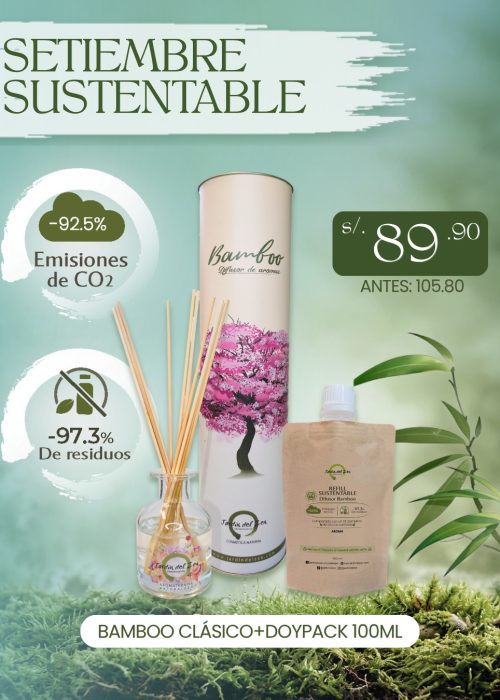 BAMBOO CLÁSICO 100 ml  + DOYPACK REPUESTO 100 ML