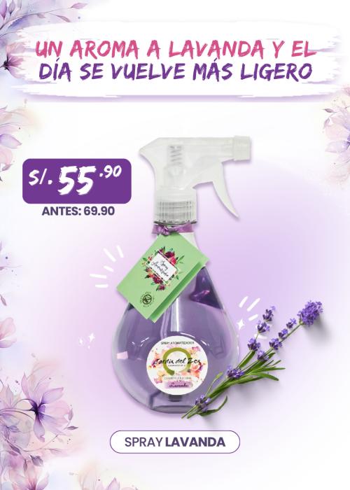 SPRAY AROMATIZADOR LAVANDA 550 ml